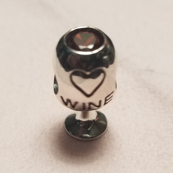 Wine Charm Sterling Sliver - Picture 3 of 7